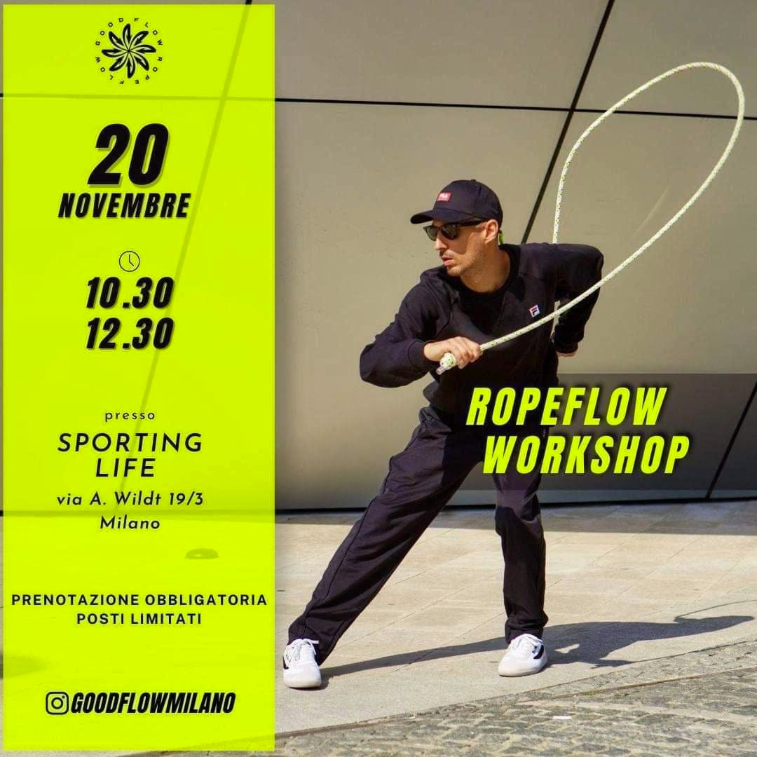 Rope flow workshop in Milan