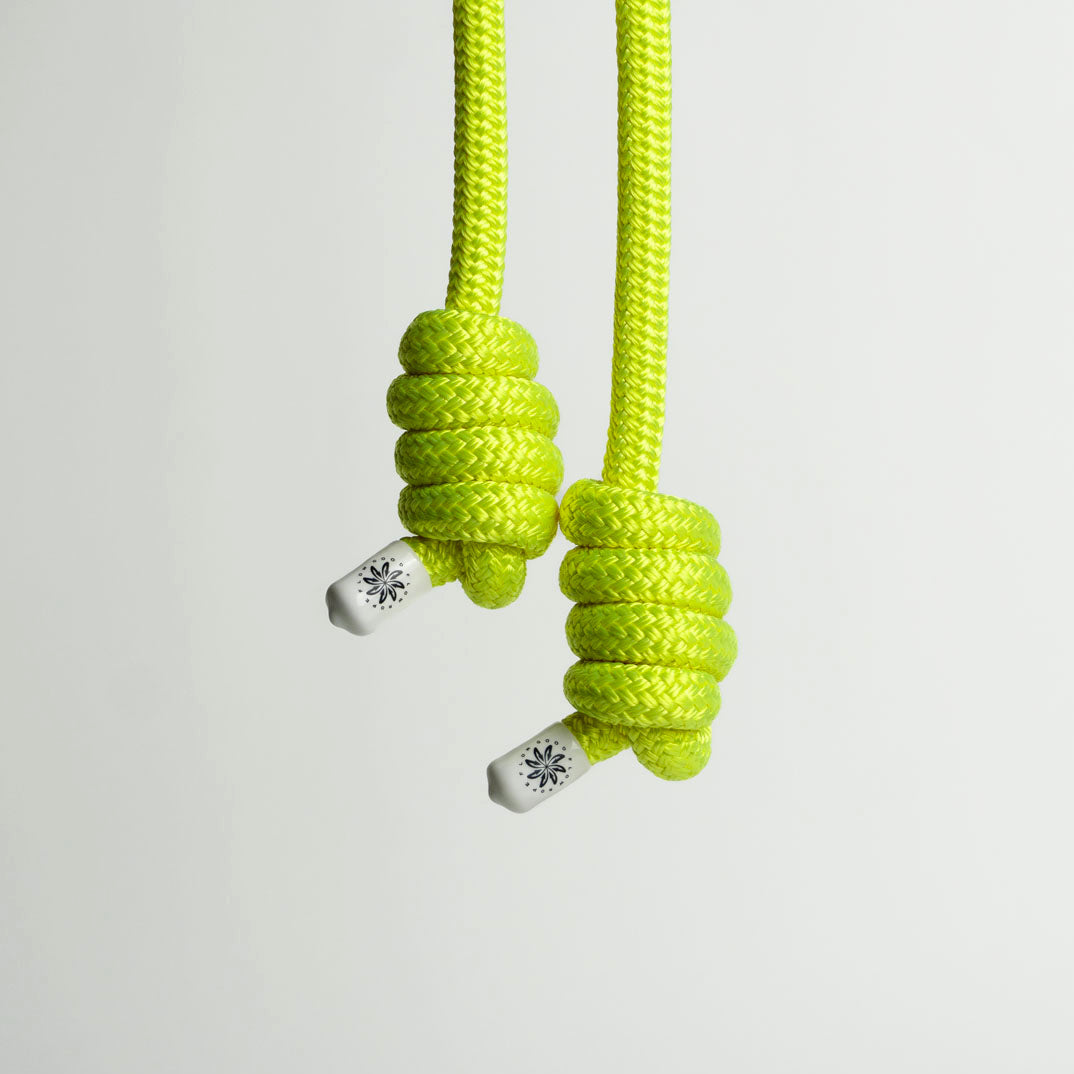 Details of the handles of the Court SP WHITE LABEL rope