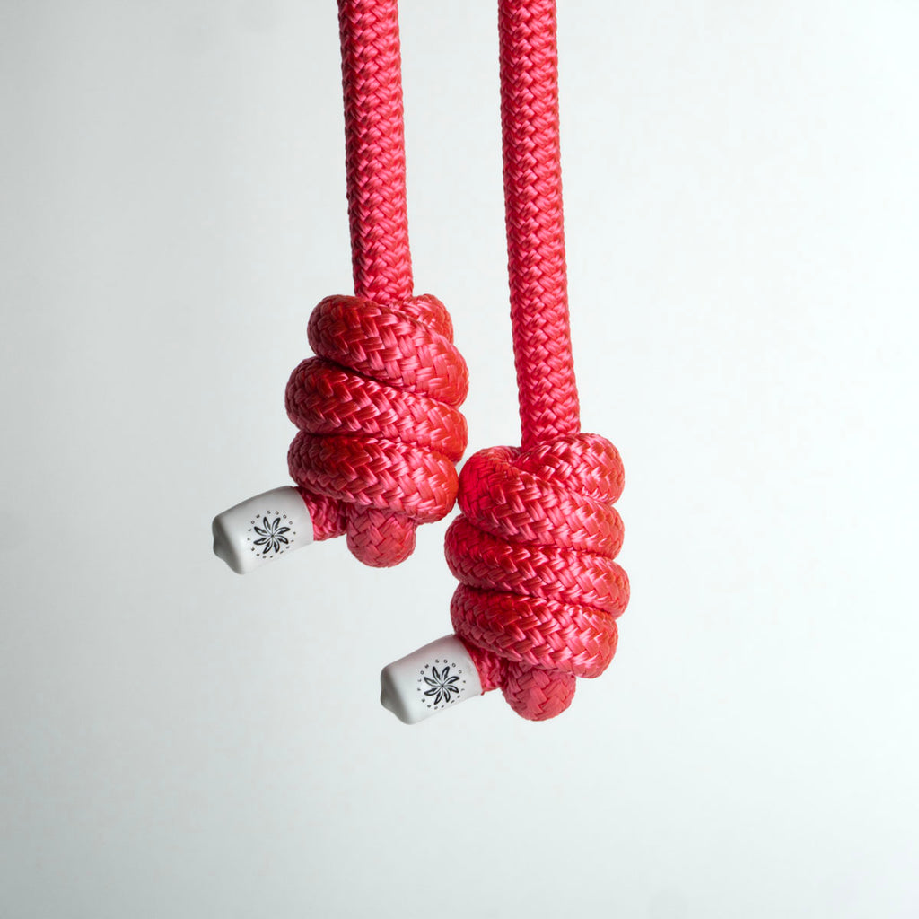 Details of the handles of the California WHITE LABEL rope