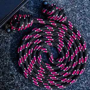 Good Flow Milano's California rope, arranged in a loop.